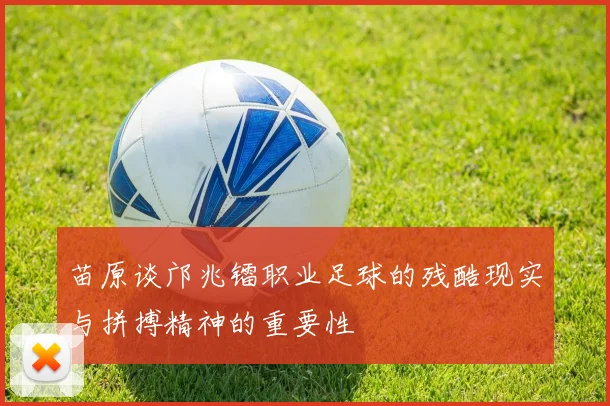 苗原谈邝兆镭职业足球的残酷现实与拼搏精神的重要性